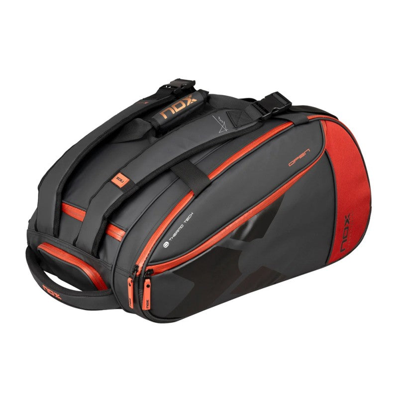 NOX Luxury Open Series Negro/ Rojo 2024 (Borsa porta Racchette)