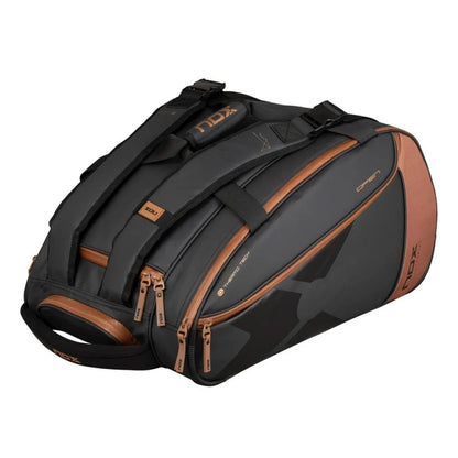 NOX Luxury Open Series Nero/Marrone 2024 (Borsa da racchetta)