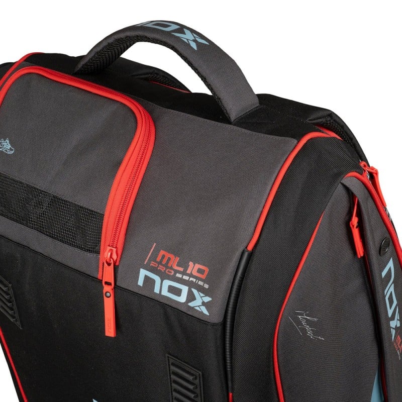 NOX ML10 Competition XL Compact Black/Red 2024 MIGUEL LAMPERTI (Padel Bag)