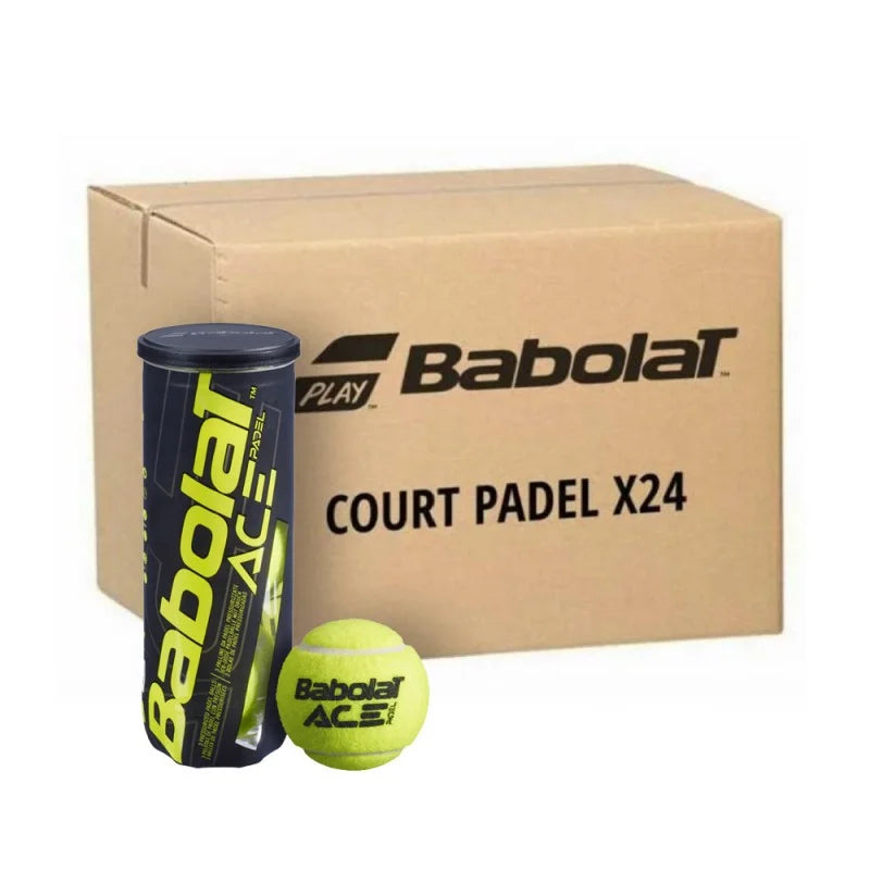 Scatola 24 Tubi 3 Palline BABOLAT ACE Padel