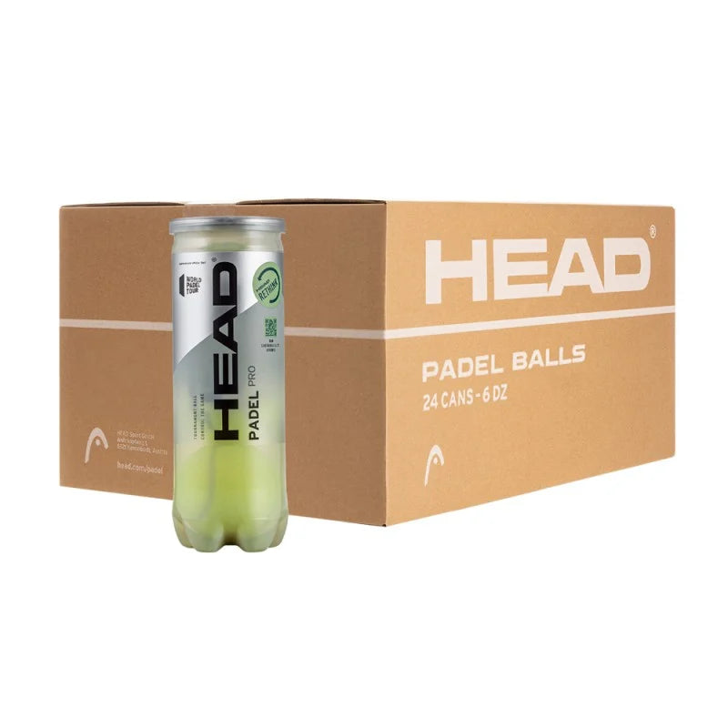 Scatola 24 Tubi 3 Palline HEAD Padel PRO